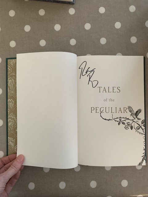 Ransom Riggs Signed Tales of The Peculiar 1st Printing Hardcover Book ...