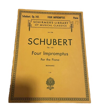 Impromptus - Partition Piano