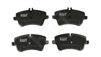 Hart 221 643 Bremsbelagsatz, Scheibenbremse FüR MERCEDES-BENZ