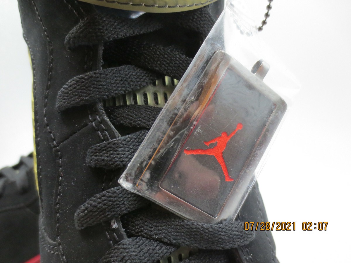 Nike Air Jordan Fusion 5 Size 13 Black/Varsity Red Best of Both 