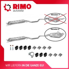 Saab 9-5 2.0 2.3 T Turbo (ab 1997) Auspuffanlage Mit Montagesatz Auspuff