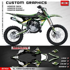 Stickers Set Wrap Design for KX85 KX112 2022 2023 2024 2025 Motocross Graphics