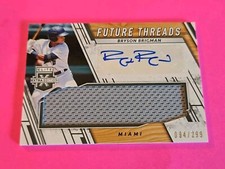 2019 Bryson Brigman /299 ROOKIE RC Panini EEE #FTS-BY PATCH AUTO FUTURE THREADS