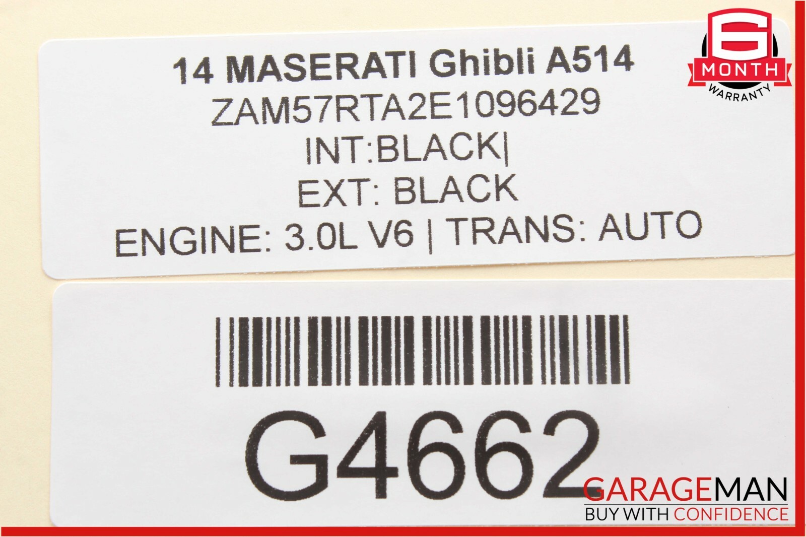 Maserati Ghibli 2014-2017 FRONT+LEFT+LOWER Ignition switch
