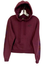 Obey Graphic Hoodie Jacket Purple Sz Small Front Pocket Youth Small CB10Z