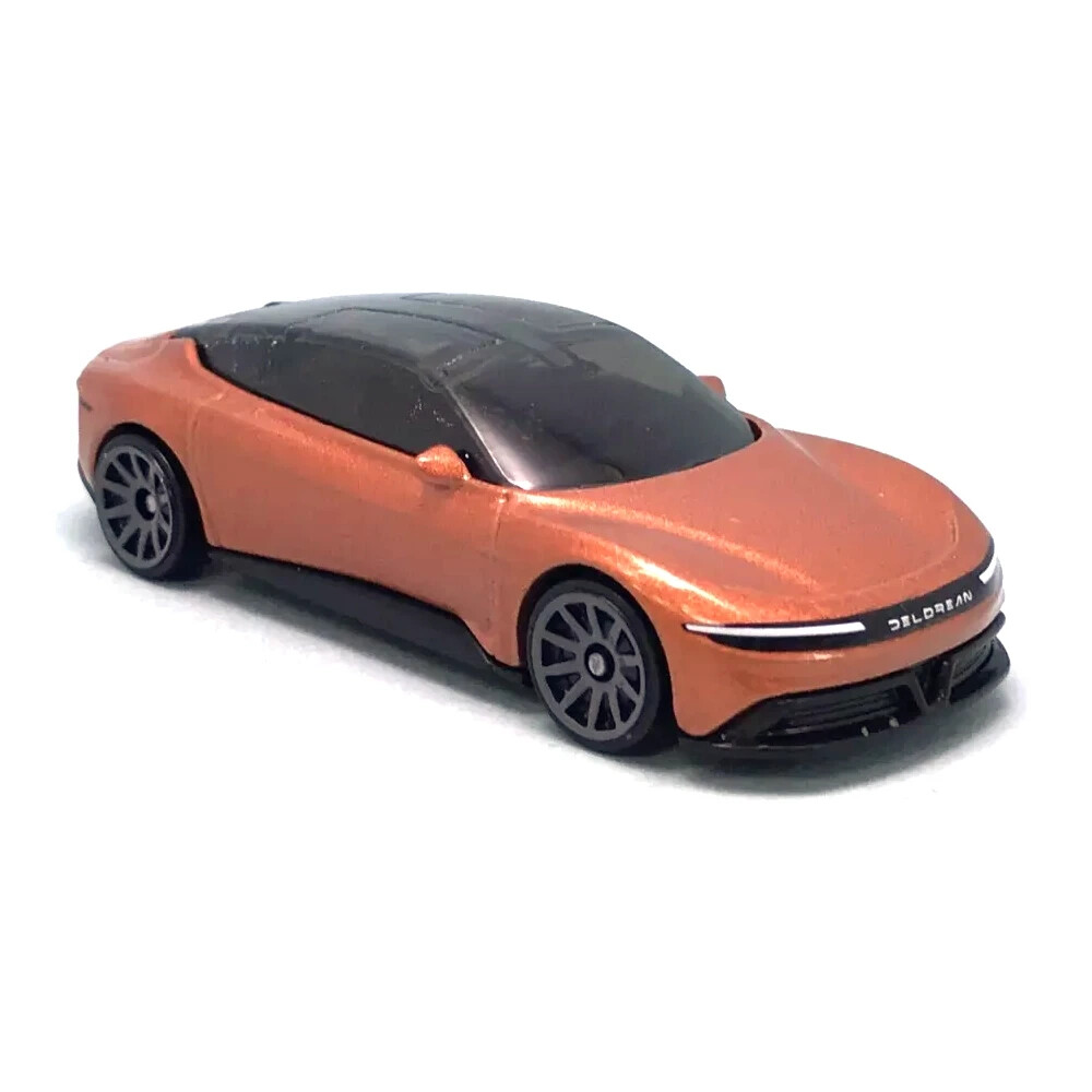 Hot Wheels Bronze Delorean Alpha5 HW Green Speed Kids Model