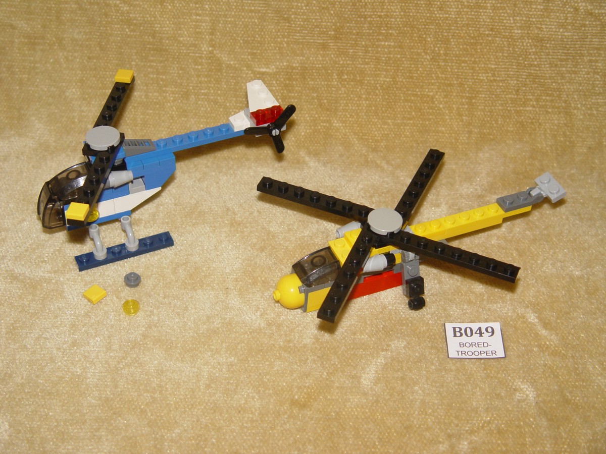 LEGO Sets: Creator: Basic Model: 5864-1 Mini Helicopter 7799-1 Cargo  Chopper