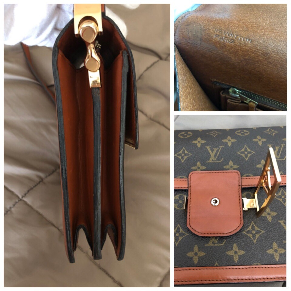 Louis Vuitton Dauphine Shoulder Bag Epi Leather MM at 1stDibs