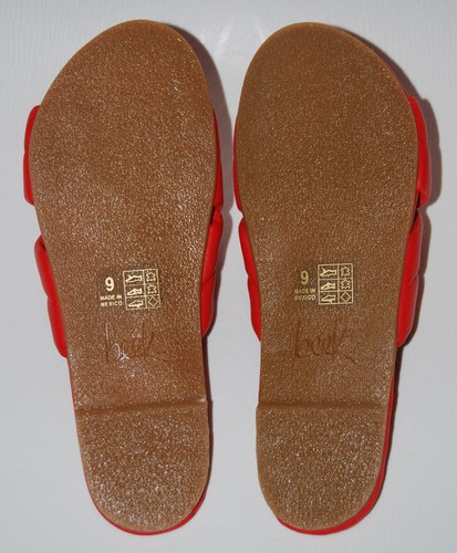 NUEVO EN CAJA Sandalias Beek Para Mujer Rojo Amapola Surfbird Cuero Correa Cruzada Deslizables Talla 9 - Imagen 8 de 11