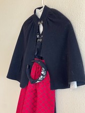 Splendid NORWEGIAN 5-8YR  EU110-116 GIRLS BUNAD  CAPE  Hair band FROM NORWAY