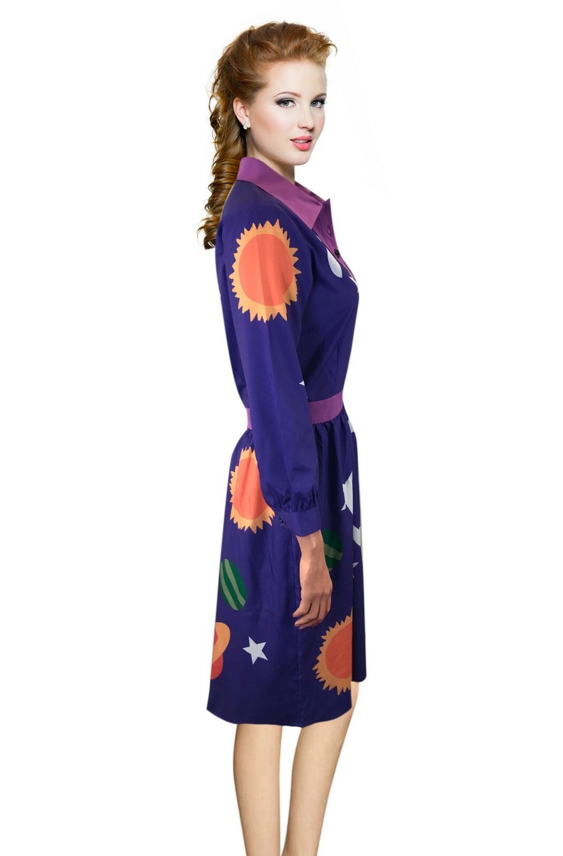 Ms Frizzle DRESS Skirt Costume Magic School Bus planets star moon space  teacher | eBay