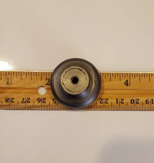 LOTE x4 x4 de perilla de gabinete Jeffrey Alexander Hardware Resources Z117-BNBDL de 1-1/4" de diámetro Foto 4 de 4