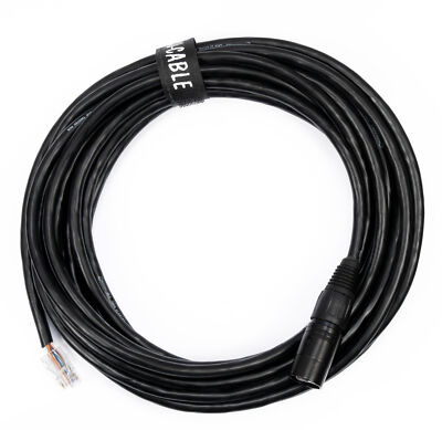 American DJ CAT6PRO25FC 24 AWG Gauge Cat 6 etherCON Cable 25 ft 8 Conductor Cat6