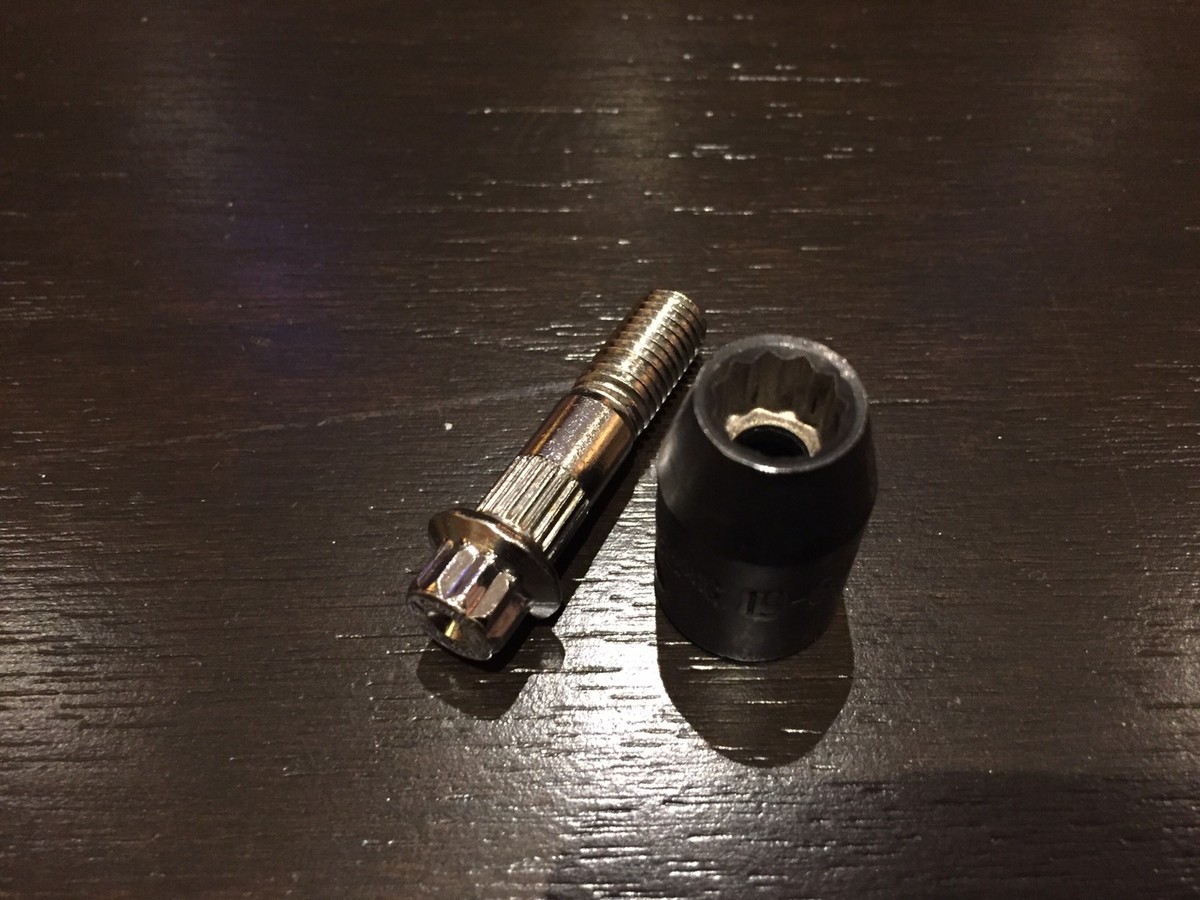 Asanti Wheel Bolt Tool Front Socket 2 And 3 Pc Impact 3/8 Drive