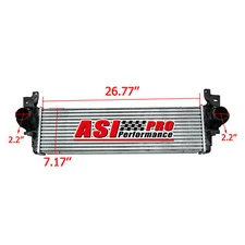 Aluminum Intercooler For 2016-2022 GMC Canyon Chevy Colorado 2.8L