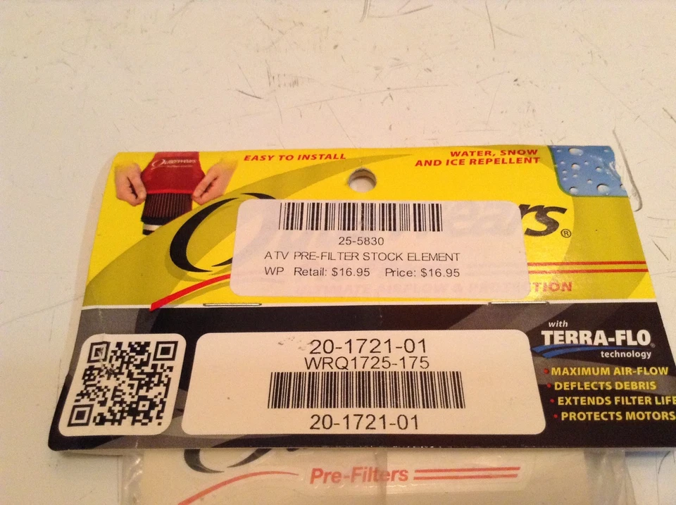 Pré-filtro Outerwears 20-1721-01 preto pré-filtro 25-5830 POLARIS - Imagem 2 de 2