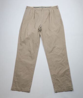 パンツ 90s Polo ralph lauren wide chino pants Vintage 90s Ralph Lauren Mens 36x34 Faded Wide Leg Chino