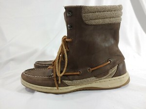 sperry leather boots