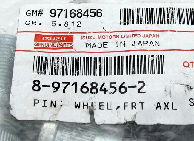 Rueda delantera derecha Isuzu Axl Pin 8971684562 GM#97168456 Foto 3 de 3