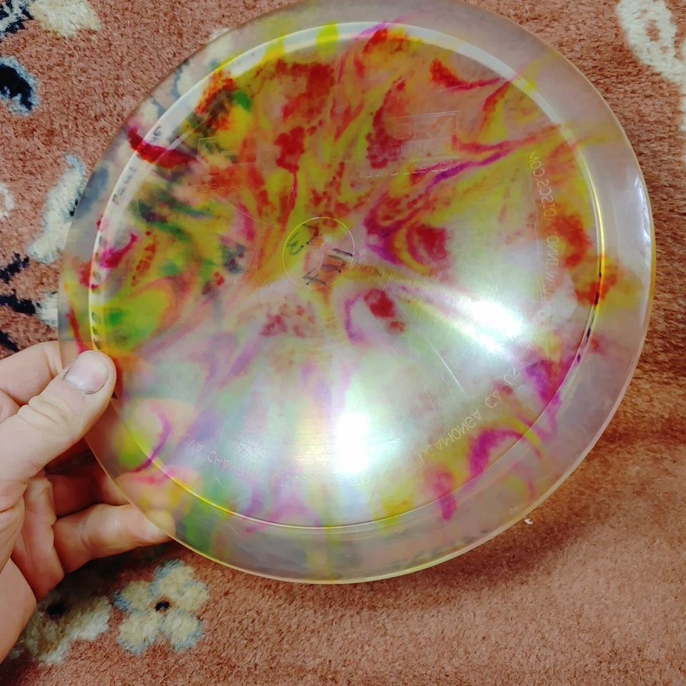 Innova Champion Leopard 3 170G Custom Dyed F2 Fairway Driver Disc Golf Used Ink - Image 2 of 4