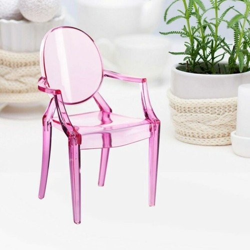 5PC Dollhouse Miniature 1/6 Scale Armchair Doll Chair Furniture Accessories - Picture 2 of 7
