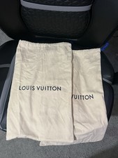 Authentic Louis Vuitton Drawstring Dust Bag 16  x9  