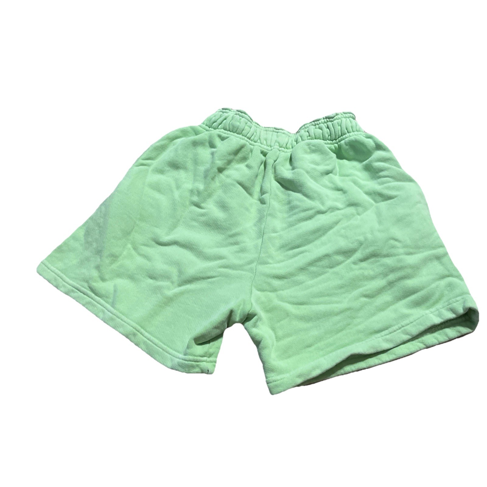 MENS ERIC EMANUEL EE BASIC SWEAT SHORTS Lime Gree… - image 2