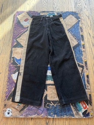 Jnco Rare Vintage 90's Big Pocket Zebras Corduroy Pants Loose Fit