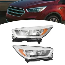 For 2017-2019 Ford Escape Full LED Projector Headlights LH & RH w/DRL Good