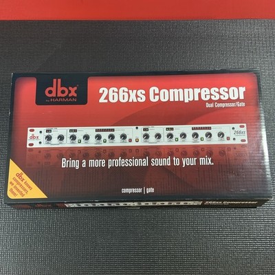 DBX 266XS Two Channel Compressor / Gate Open Box Never Used
