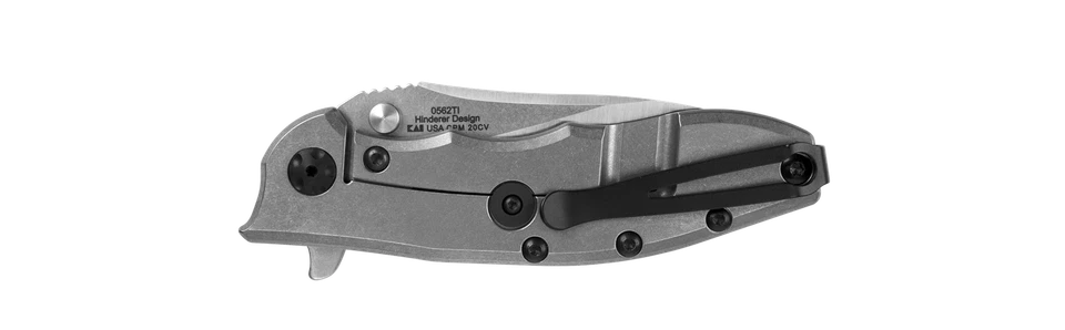 Cuchillos de tolerancia cero cuchillo de bolsillo de titanio lavado a la piedra acero inoxidable 0562TI Foto 2 de 2