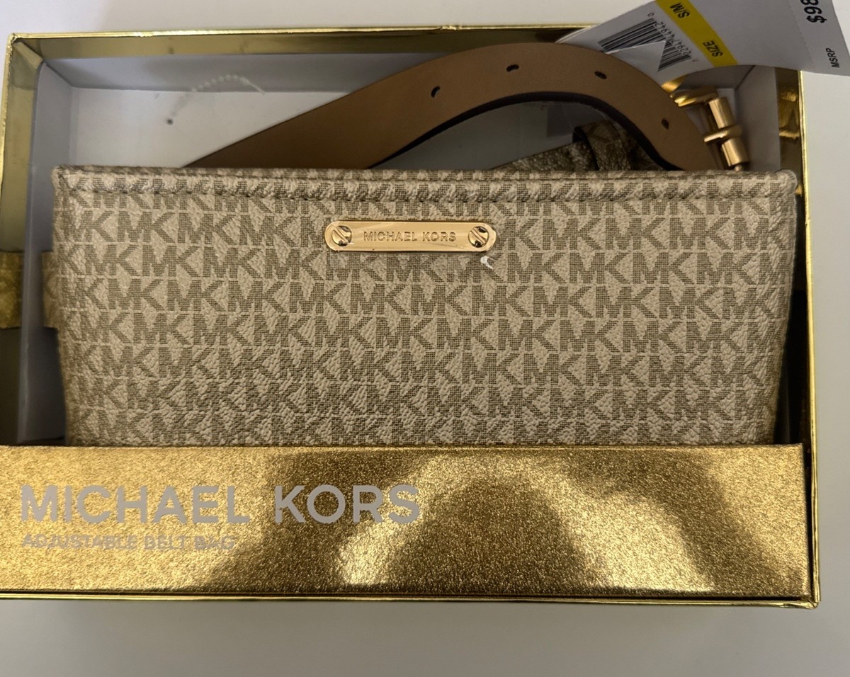 Michael Kors Gift Box MK Signature Belt Wallet Waist Bag Size S/M Michael Kors Gift Box MK Signature Belt Wallet Waist Bag  main image 4