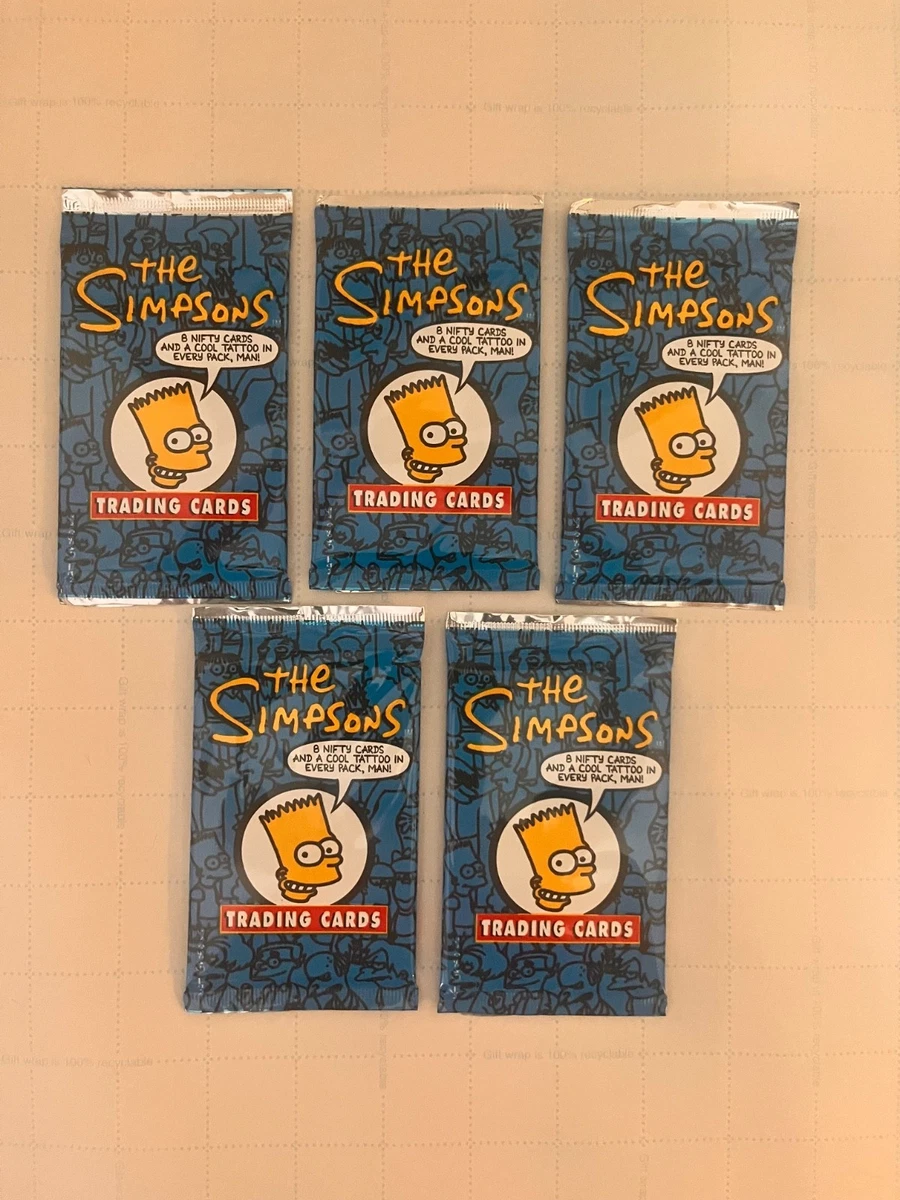 rare simpsons trading cards products for sale Rare Vintage 1994 the Simpsons