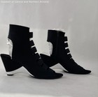 Fara Onex Black Elastic Wedge Heel Shoes Size 9M — photo 5