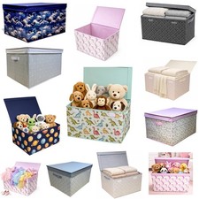 Large Collapsible Storage Box Folding Jumbo Storage Chest Kids Room Toy Boxes