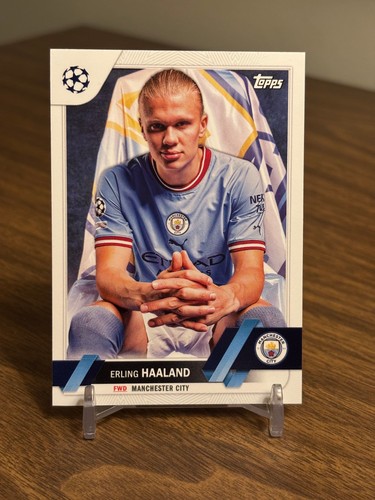 Erling Haaland 2022 2022-23 Topps UEFA UCC #99 Short Print SP Image Variation
