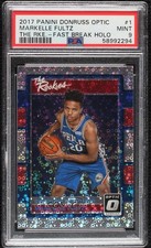 2017 Donruss Optic The Rookies Fast Break Holo Prizm Markelle Fultz PSA 9 0p7o