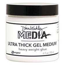 Ranger Medium 4 oz Dina Wakley Media Ultra Thick Gel, Multicolor