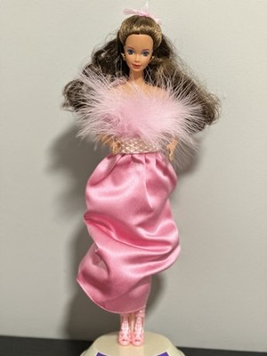 Vintage Barbie Doll Steffi Face W Pink Gown Shoes