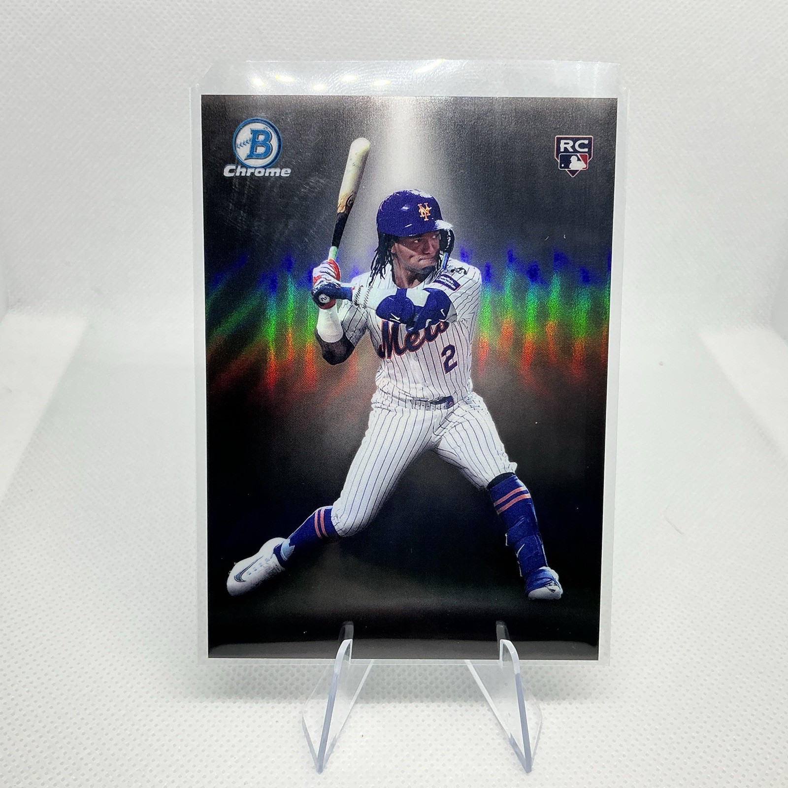 2025 Bowman Chrome Spotlights #BS8 Luisangel Acuna SSP RC Case Hit! Mets!