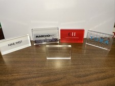 Lot Of 5  Acrylic Retail Advertising Display ...