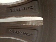A2464010800 felge MERCEDES-BENZ CLASE B SPORTS TOURER W246 W242 180 5634363