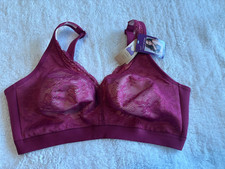 Cacique Lightly Lined No Wire Bra Lace Womens 42DD NEW WITH TAGS