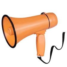 Mymealivos Portable Megaphone Bullhorn 20 Watt Power Megaphone Speaker Voice