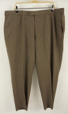 Recent Ermenegildo Zegna High Performance Wool Suit Pants Men's 42 x 27 Brown