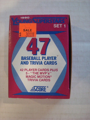 1990 Score Young Superstars Set 1 Baseball Payer and Trivia Cards BO JACKSON