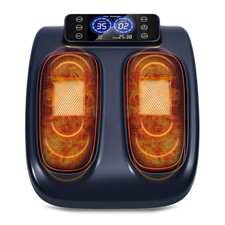 Electric Shiatsu Heated Foot Massager for Neuropathy Plantar Fasciitis Pain