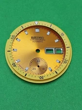 Seiko Chronograph Fit Pepsi Pouge 6139-6002-6005 Watch Dial & Inner Bezel Parts