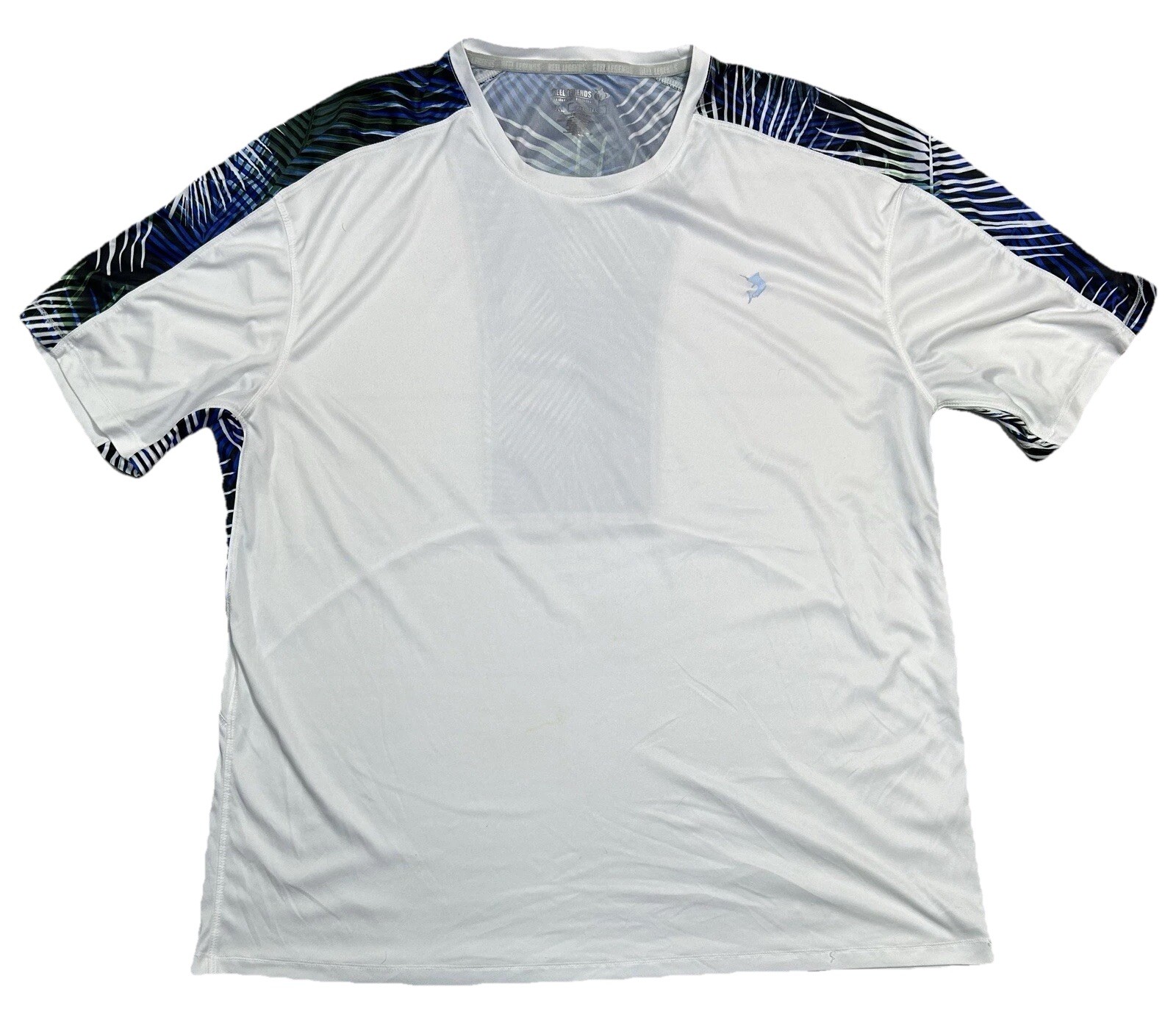 Reel Legends Performance Shirt Men’s XL White Fishing Lightweight Outdoors