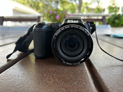 Nikon Coolpix L320 Black Digital Camera 26x Zoom 16.1 Megapixels